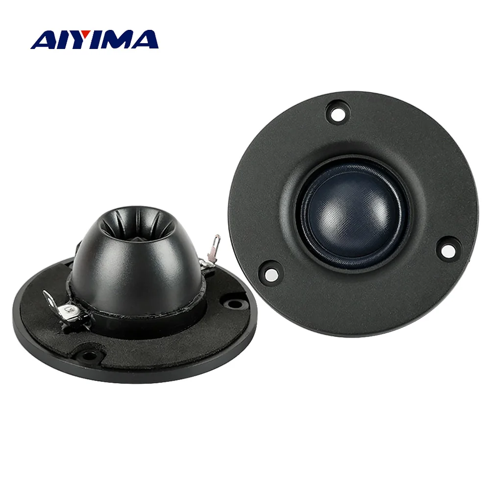 Aiyima 2 шт. 3 дюймовый звуковой динамик твитер Hifi 4 Ом 8 ом 15 Вт шелковая пленка