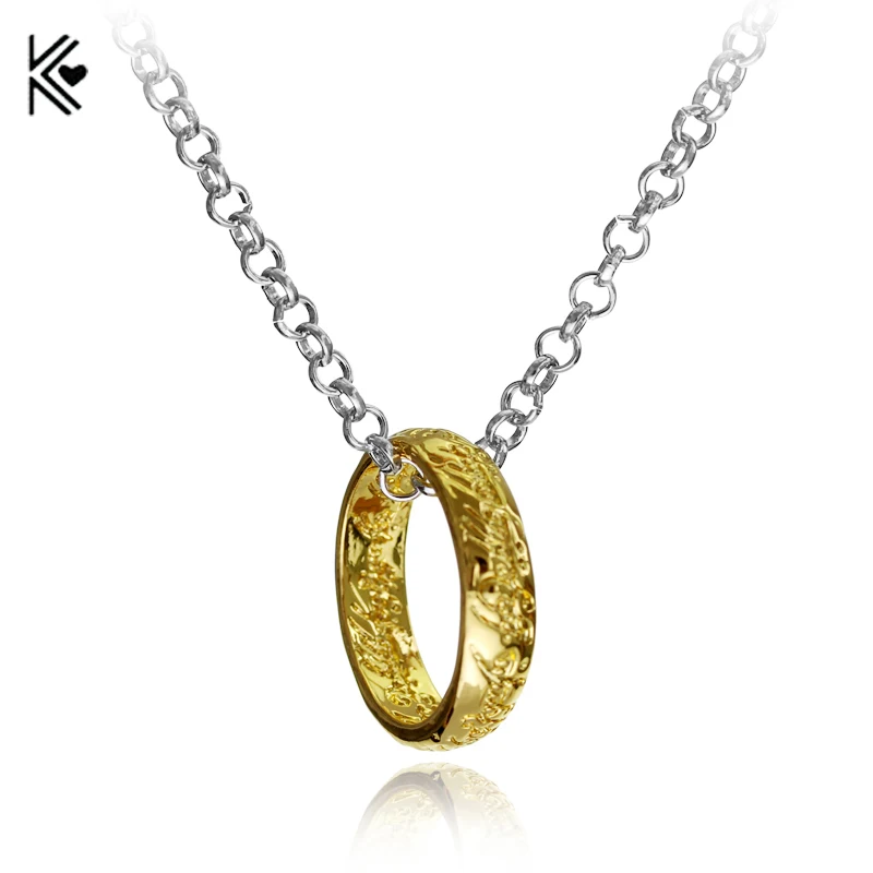 Cheap Wholesale Lord Pendant Movie Necklace Gold/Silver Plated Pendant