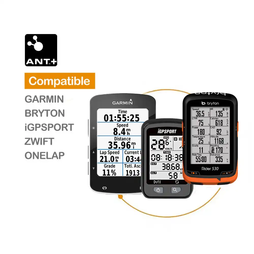 MAGENE ANT+Bluetooth Bike Speed Cadence Dual Sensor for Garmin iGPSPORT Bryton