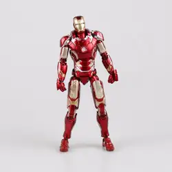 Новые горячие персонаж фильма 16 см Super heroes SHFiguarts Железный человек Mark 43 ПВХ фигурку Коллекционная модель игрушки