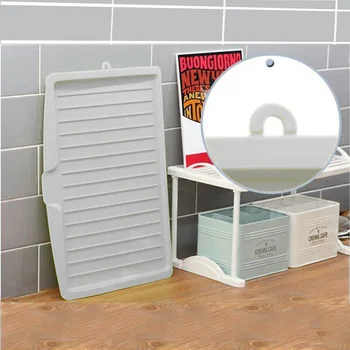 

High Quailty Plastic Dish Drainer Tray Kitchen Large Sink Drying Rack Worktop Storage Rack Kitchenware Cutlery Drip Plate