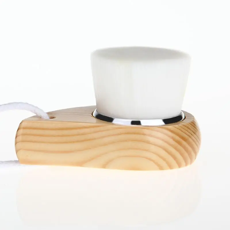 

Face Cleansing Pores Brush Skin Care Deep Cleanse Natural Fibres Exfoliator Facial Brush with Comma Holder