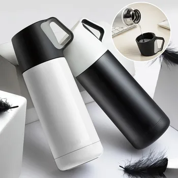 

304 Stainless Steel insulated Thermos Bottle Thermo cup Travel Coffee Mugs Thermal vaccum water bottle 300ml~400ml Thermal cup