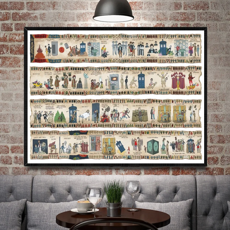 

Doctor Who Art Silk Poster And Print Wall Art Picture Painting Home Decor