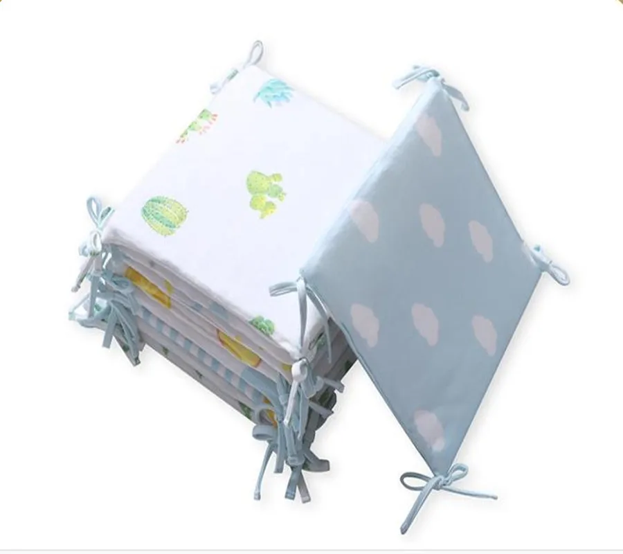 6Pcs/Set Baby Bed Bumpers Crib Knit Cotton Cartoon Pattern Kid Cushion Baby Chair Cushion Infant Bumper Newborns Bed Bedding Set 6Pcs/Set Baby Bed Bumpers Crib Knit Cotton Cartoon Pattern Kid Cushion Baby Chair Cushion Infant Bumper Newborns Bed Bedding Set