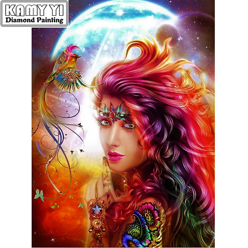 

Full Drill Square Diamond 5D DIY Diamond Painting"beautiful girl"Diamond Embroidery Cross Stitch Rhinestone Mosaic Painting