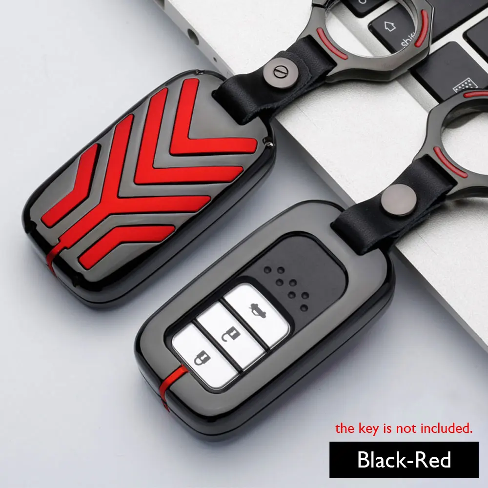 Key Case Zinc Alloy Key Car Cover Case For Honda Civic Vfc