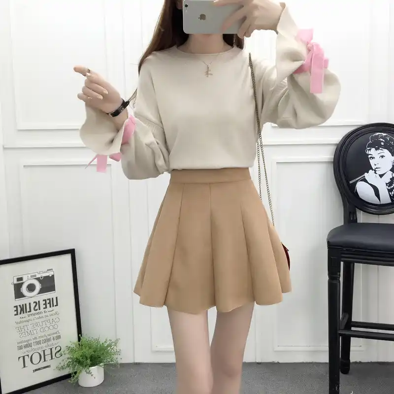 korean sweater outfit