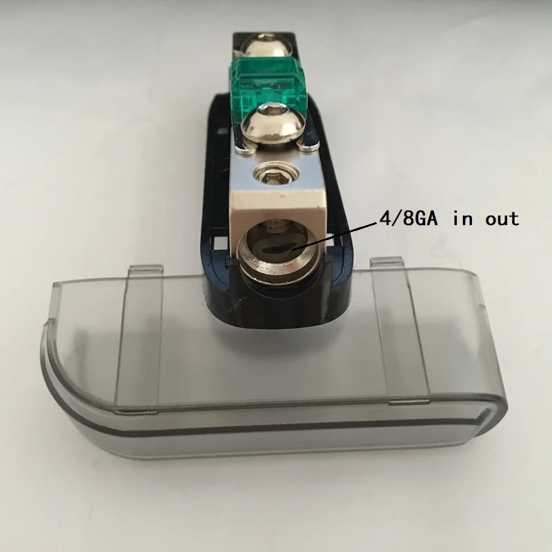 4 шт./лот Хорошее качество автомобильной цинковый сплав AFS Мини ANL держатель предохранителя с предохранителем 20A 30A 40A 50A 60A 80A 100A