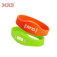 Индивидуальные цвет 13,56 мГц RFID силиконовый браслет браслеты NFC smart rfid Силиконовый браслет с S50 чип