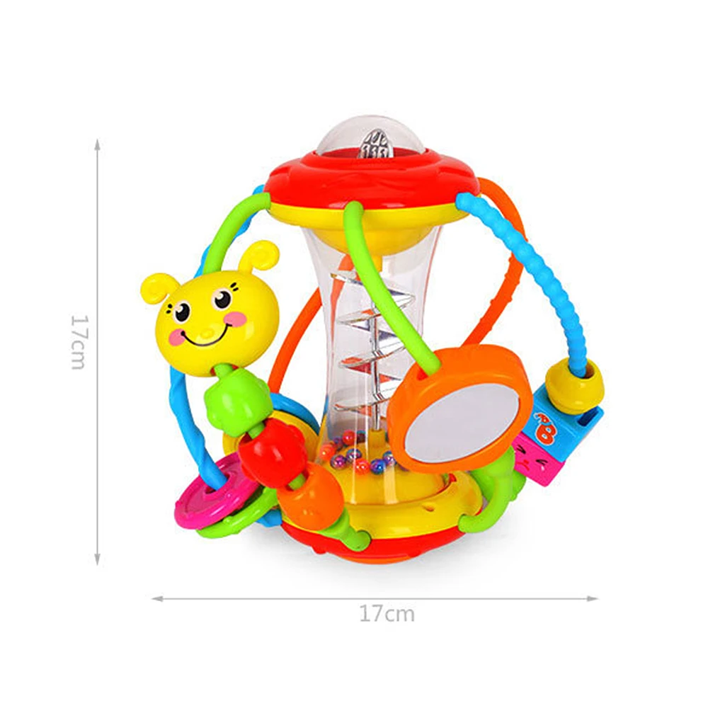Детские игрушки 0-12 месяцев погремушки мобильные телефоны цвет колесо для бисера погремушки Игрушка на коляску