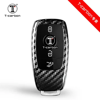 

One hundred percent pure Carbon Fiber Application For Benz E-Class Key Case E200L E300L Key Shell Modified Cover