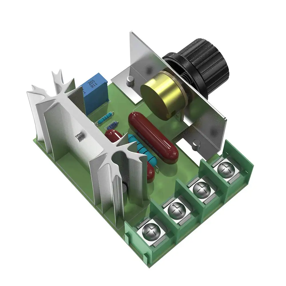 AC 220 В 2000 Вт SCR регулятор напряжения Диммеры Регулятор скорости двигателя термостат электронный регулятор напряжения модуль