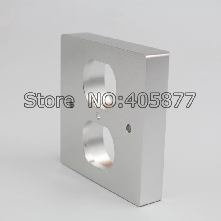 Viborg 20MM Thickness US Socket AC Power Duple Receptacle Cover Outlet Wall Plate Panel 86x86