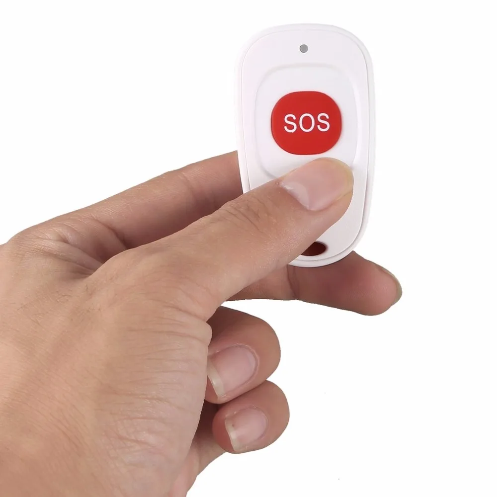 

Waterproof Mini Wireless SOS Sensor Emergency Button 200m Control Alarm for Home Security Emergency Help Wholesale Drop Shipping