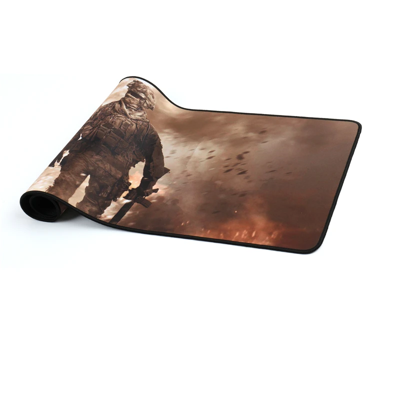Большой игровой коврик для мыши 700*300 игр Call of Duty COD L XL скоростная версия черный