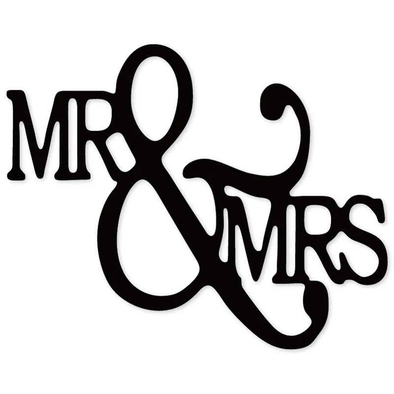letters note mr mrs border metal cutting dies stencils for