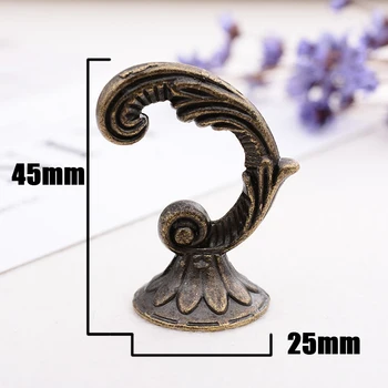 

10pcs/lot Antique Cabinet Door Small Handle Bronze Decorative Funiture Accessories Zinc Alloy Drawer Wardrobe Pulls Knobs Handle