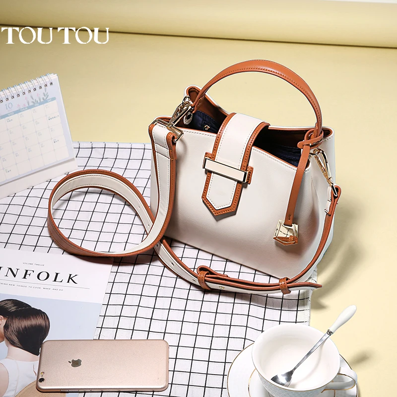 

TT095 2018 Women summer Vintage Shoulder Bags PU Leather Handbag Solid Bucket Fashion Message Bag Small Simplicity Square Bags