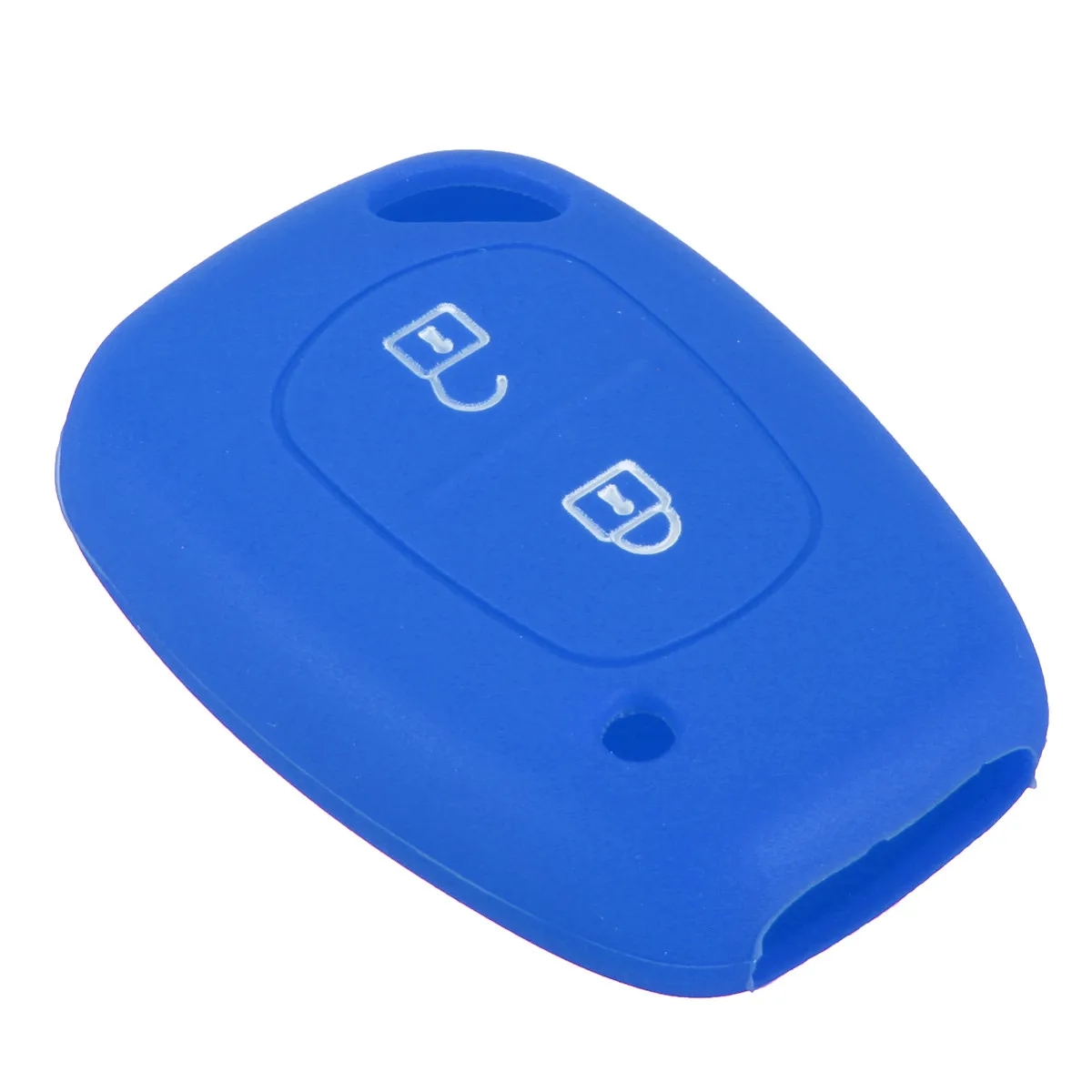2 кнопки силиконовый дистанционный Брелок чехол для Renault/Kangoo/Master/Trafic - Название цвета: Navy blue