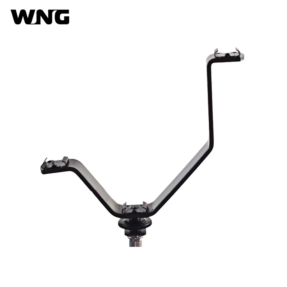 3 in 1 Cold Shoe Mount Holder Bracket DV Camera and Microphone Hot Shoe