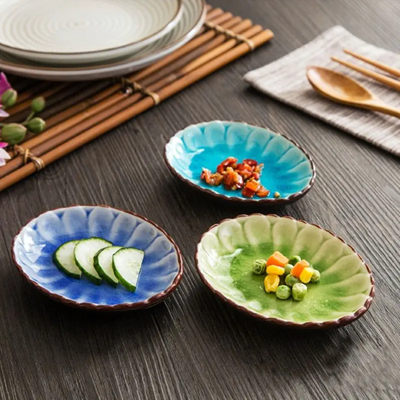 Buy Yilala Sauce Dish Ceramic Tableware Plates for Soy