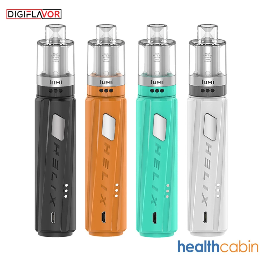 Digiflavor Helix стартовый комплект с Lumi Tank Atomizer E Cig Vape Pen Kit с тремя регулируемыми напряжениями одной батареей