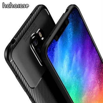 

50pcs Luxury Carbon Fiber Soft TPU Gel Silicone Rubber Matte Shockproof Case Armor Cover For Xiaomi Mi 10 Pro 9 9T POCO F1 CC9