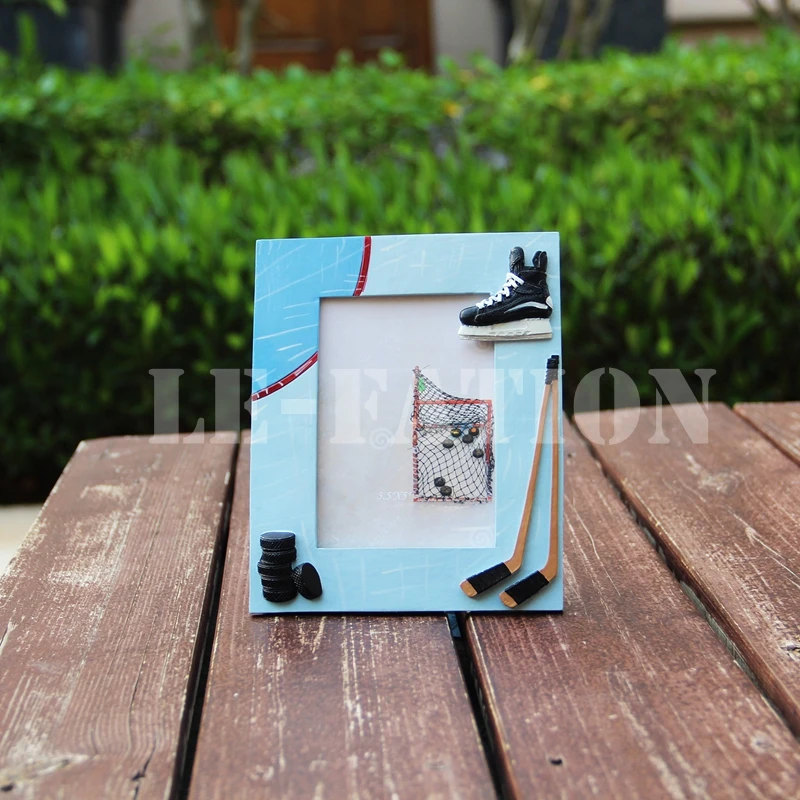 Hockey 3D resin memorial crafts personalized soft swing sets photo frame birthday gift Hockey prize for game Hockey 3D resin memorial crafts personalized soft swing sets photo frame birthday gift Hockey prize for game