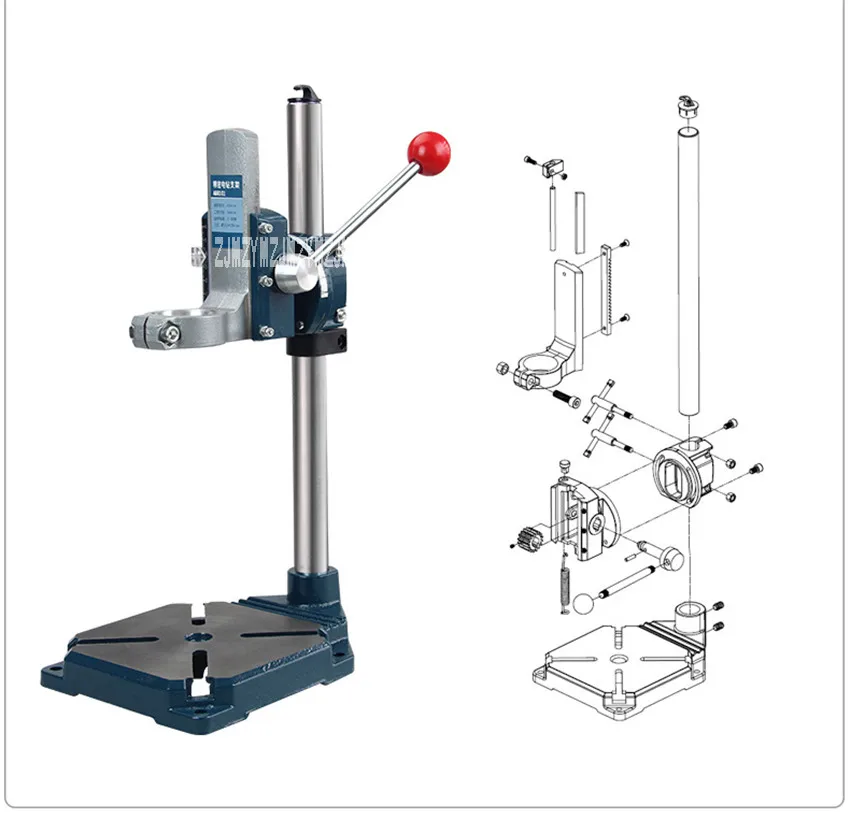 J1Z-KA3-10 электрическая дрель поддержка прецизионного сверла крепежный кронштейн бытовой держатель дрели скамья держатель сверла 38-43 мм 0-90 градусов