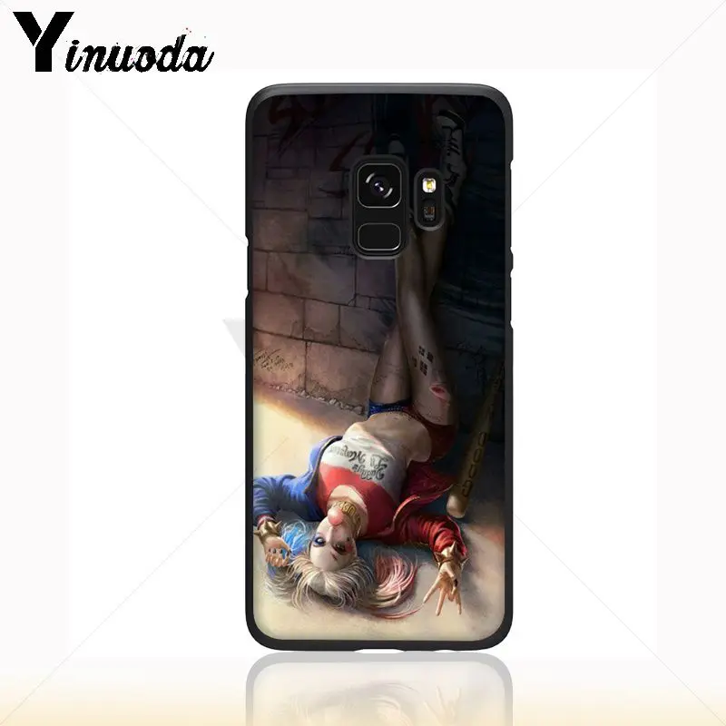 Yinuoda отряд самоубийц Джокер Харли Квинн Дизайн чехол для телефона Samsung Galaxy s9 s8 plus