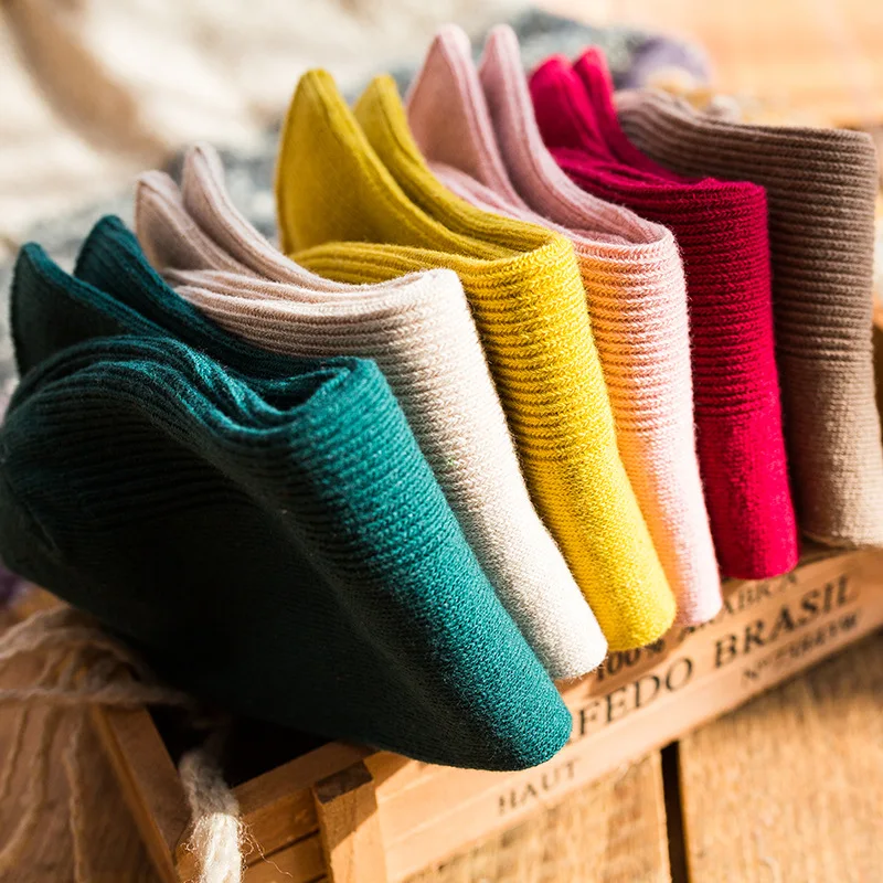 Woman Socks New1 Pair Socks Short Invisible Cotton Solid Color Women Fashion Ankle Casual Breathable Socks Women High Quality
