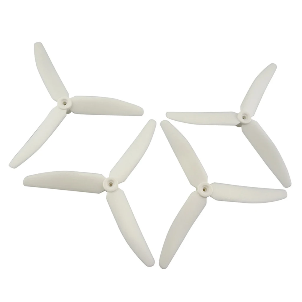 Durable 4 Pcs 3-leaf Propeller Prop for Hubsan X4 H502S H502E CW CCW Propeller Prop RC Helicopters Parts Replacement Accessories