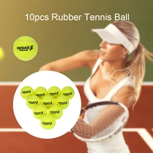 10 шт./пакет мяч для игры в теннис высокопрочный тренировочный прочный теннисный мяч тренировочный мяч s теннисный мяч для начинающих