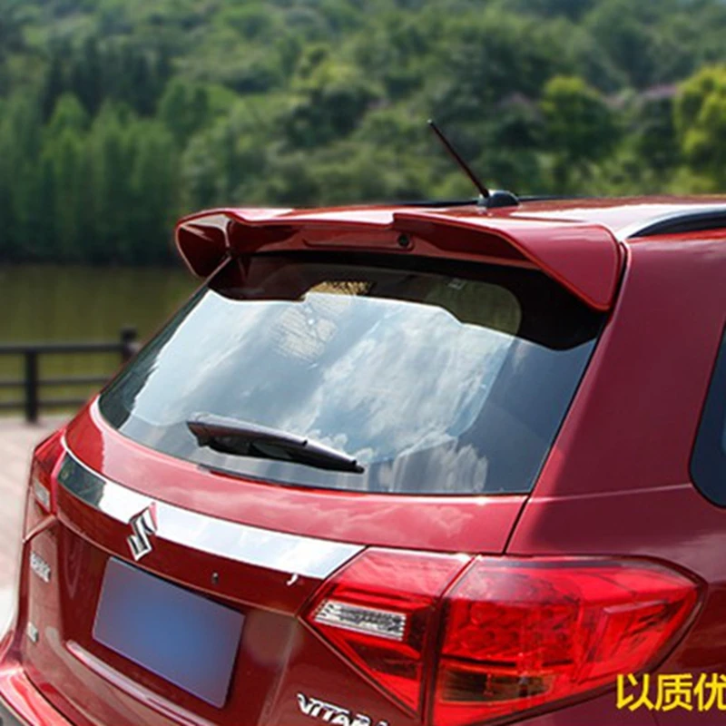 

For Vitara Spoiler High Quality ABS Material Car Rear Wing swift Primer Color Rear Spoiler For Suzuki Vitara Spoiler 2015-2016