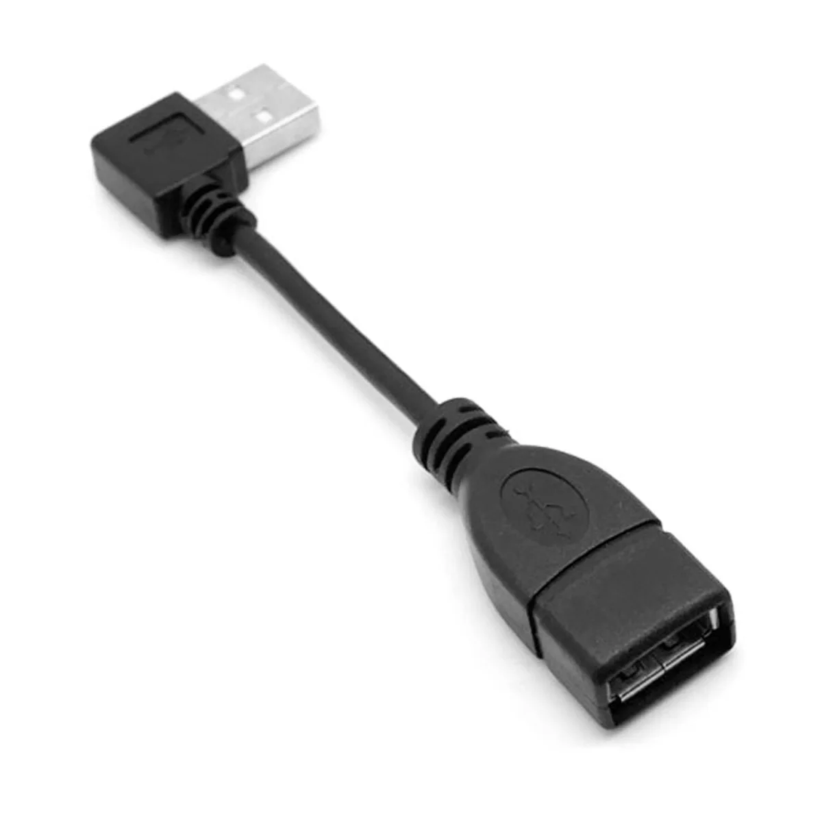 Удлинительный кабель 480 Мбит/с USB 2 0 левый угол 90 градусов тип А штекер гнездо 10