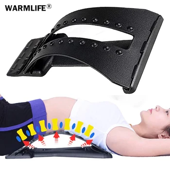 

Back Massager Stretcher Fitness Massage Equipment Stretch Relax Stretcher Lumbar Support Spine Pain Relief Chiropractic Dropship