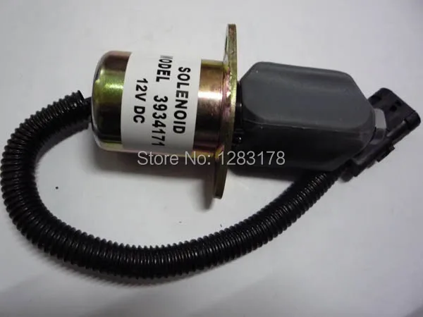 New Shut Off Solenoid Valve 3934972 Fits Yanmar Cummins Synchro Start Engine