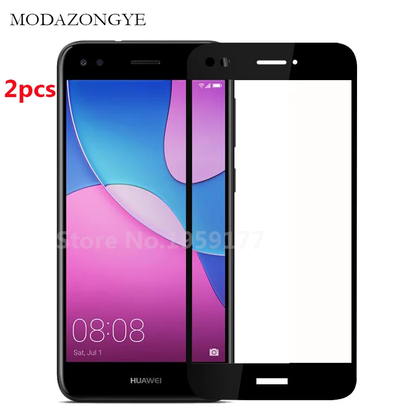 2pcs Tempered Glass Huawei Y6 Pro 2017 Screen Protector Huawei Y6 Pro 2017 Screen Protector Glass Full Cover 2 (2)