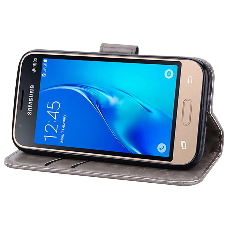Кожаный флип-чехол для samsung galaxy j1 mini j105 j105h чехол для samsung galaxy j1 mini prime j106 j106f Чехол-бумажник флип-чехол для телефона
