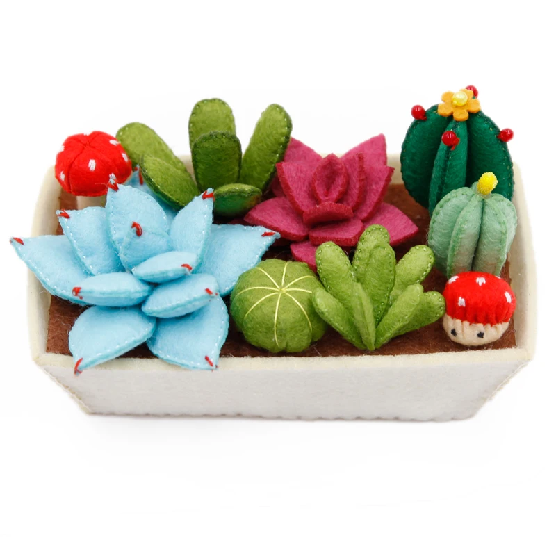 

Potted pots Fabric Felt kit Non-woven cloth Craft DIY Sewing set Felt Handwork Material DIY needlework supplies