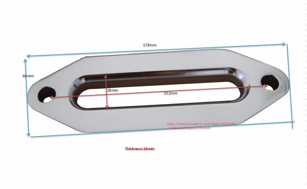 4500lbs الفضة الألومنيوم hawse fairlead ، والحبل synathetic fairlead ، hawse fairlead للحديد كابل ، atv hawse fairlead