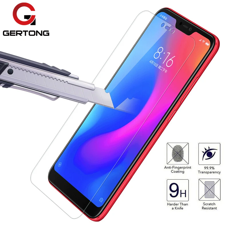 GerTong для Xiaomi Mi 8 Lite закаленное стекло на для Xiaomi Mi 8 Lite защитная пленка 9 H прозрачная защитная пленка для Xiaomi M8 Lite