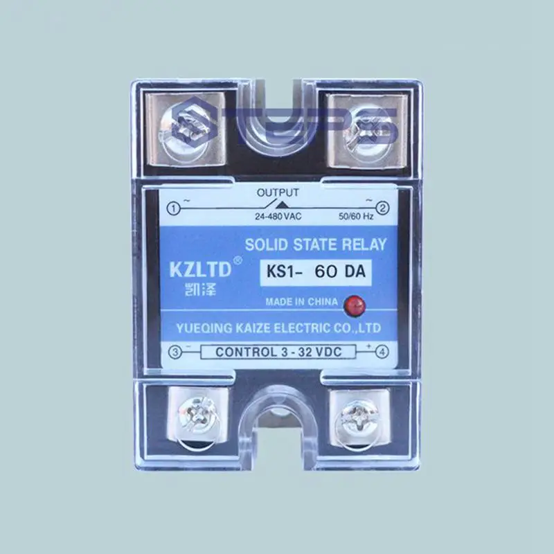 

Single-phase solid state relay DC to AC 60A solid state relay contactor 220V