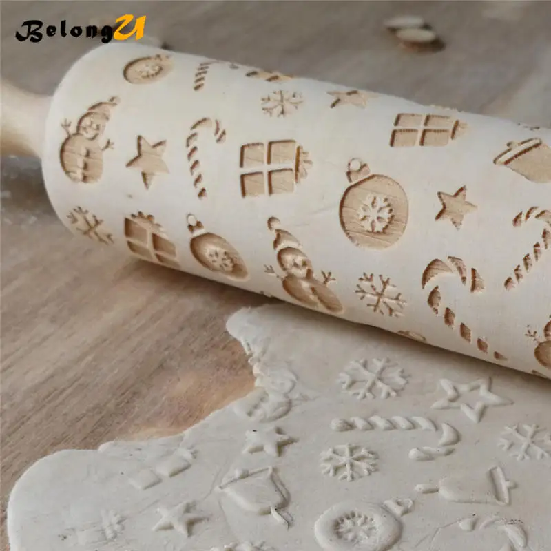 wood rolling pin MUW-248-02