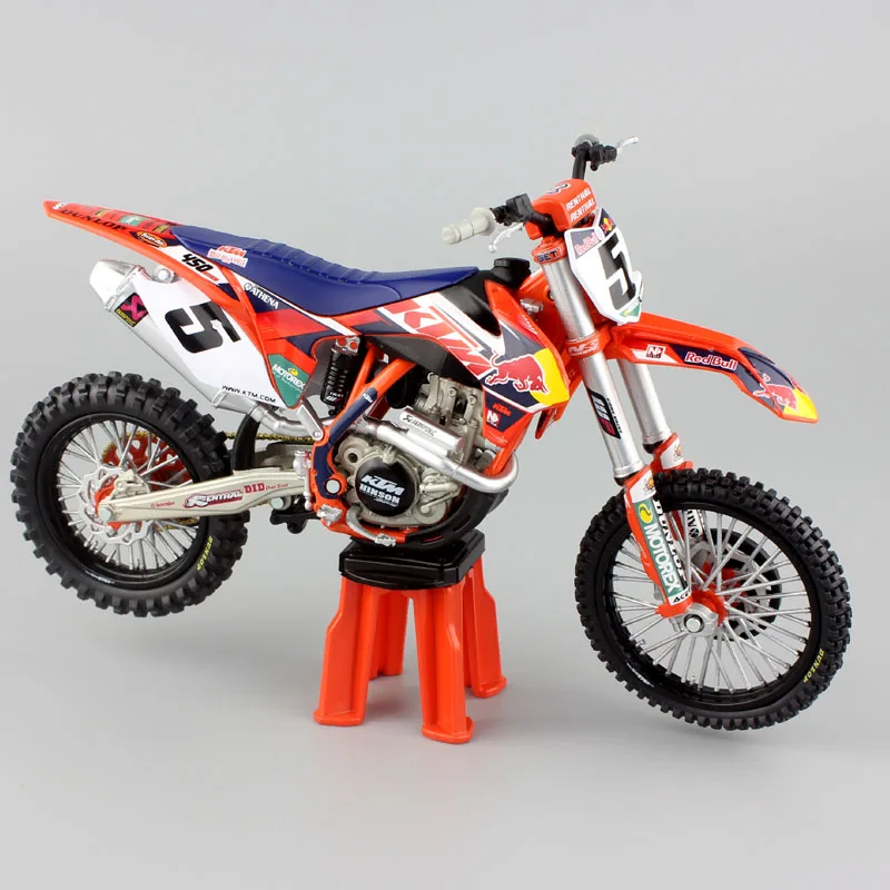 1/12 масштаб automaxx Дети № 5 Ryan Dungey SUPERMOTO KTM SXF450 Мотокросс Мотоцикл литье под давлением металлическая модель гоночной машины dirt bike автомобиль игрушки