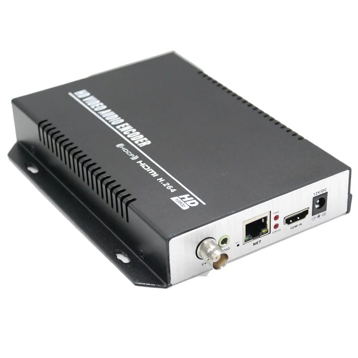 Hot Sale HDMI + CVBS + Audio Over IP Stream MPEG4 /H.264 Encoder Wifi For Live Streaming IPTV Broadcasting