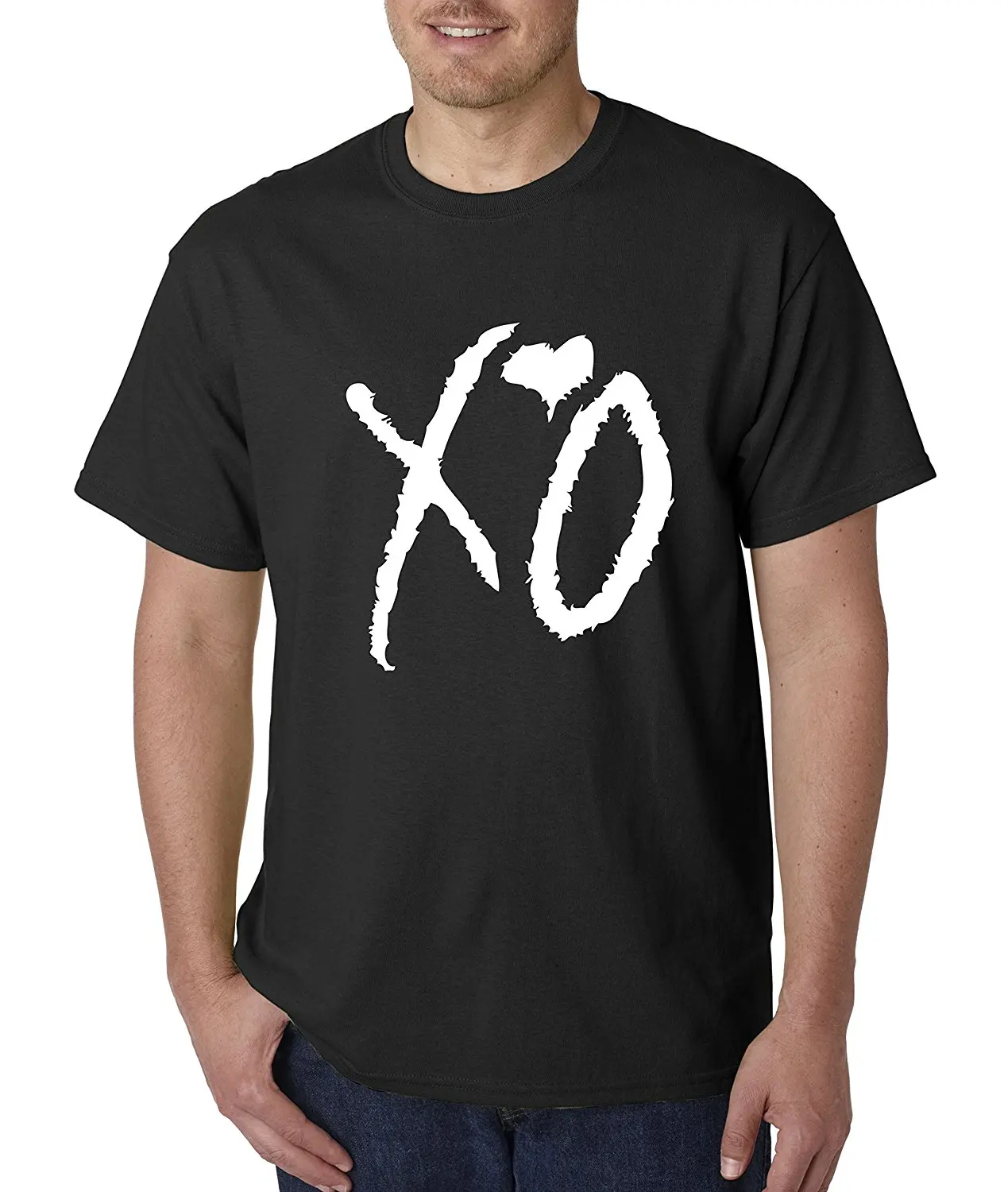 Новый способ 763-мужская футболка XO The Weeknd сердце выходные whiteout | Мужская одежда