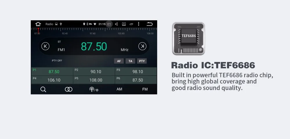 Sale JOYING 10.1" 4GB 2 din car radio Android 8.0 built in GPS Maps for Skoda Octavia 2014 support RCA Video output parking sensor 17