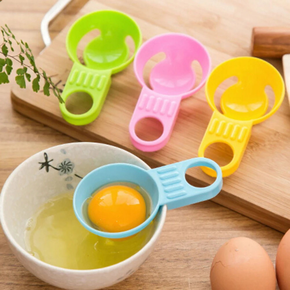 Яичный сепаратор белый желток просеивания домашняя кухня шеф-повара обеденный гаджет для приготовления пищи